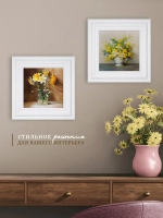 Картина интерьерная настенная на холсте 30х30 см