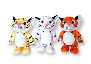 Музыкальная игрушка "  Тигруля " 27 см ( 18 песен ) , в ассортименте