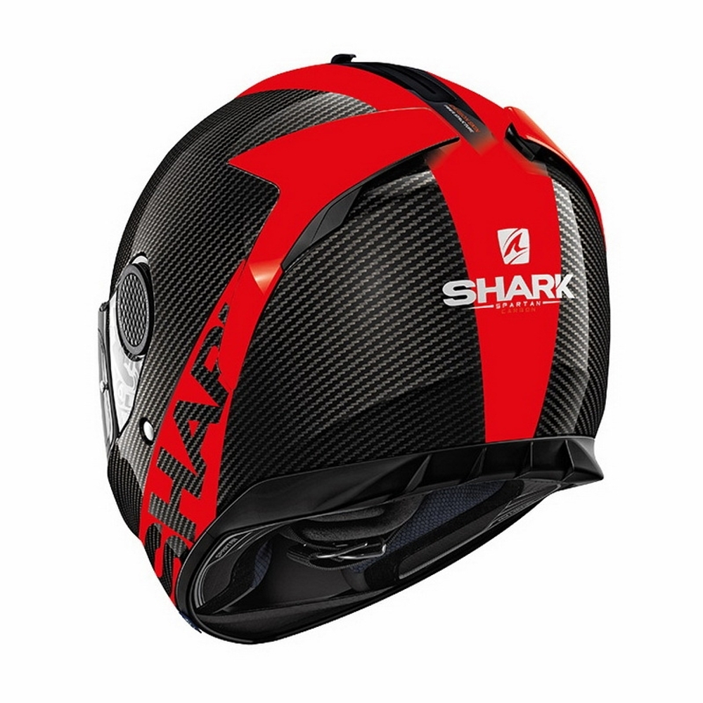 SHARK SPARTAN CARBON/RED