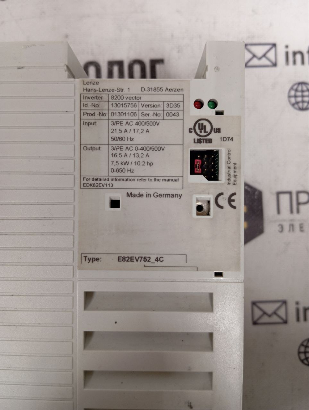 Lenze E82EV752_4C б/у