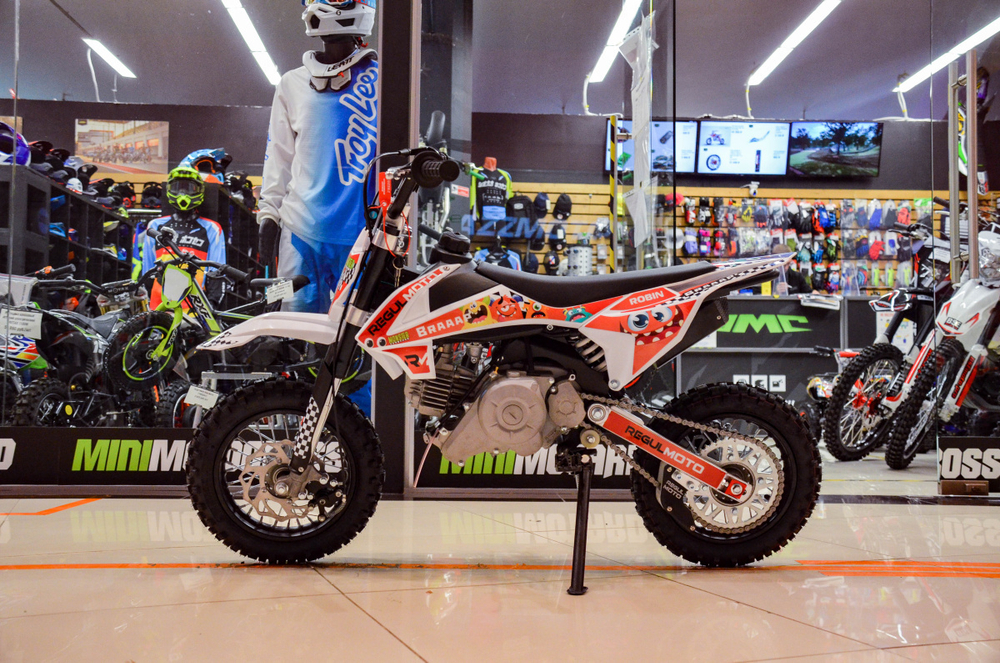 Питбайк Regulmoto ROBIN 60A 10/10 New 2020 (Белый/Красный)