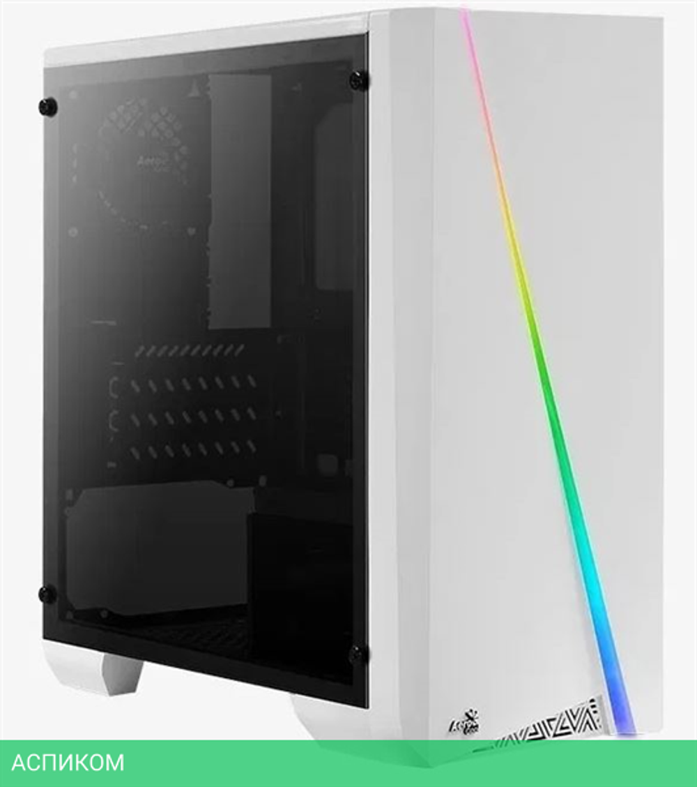 Корпус AeroCool MicroATX без БП Cylon Mini White