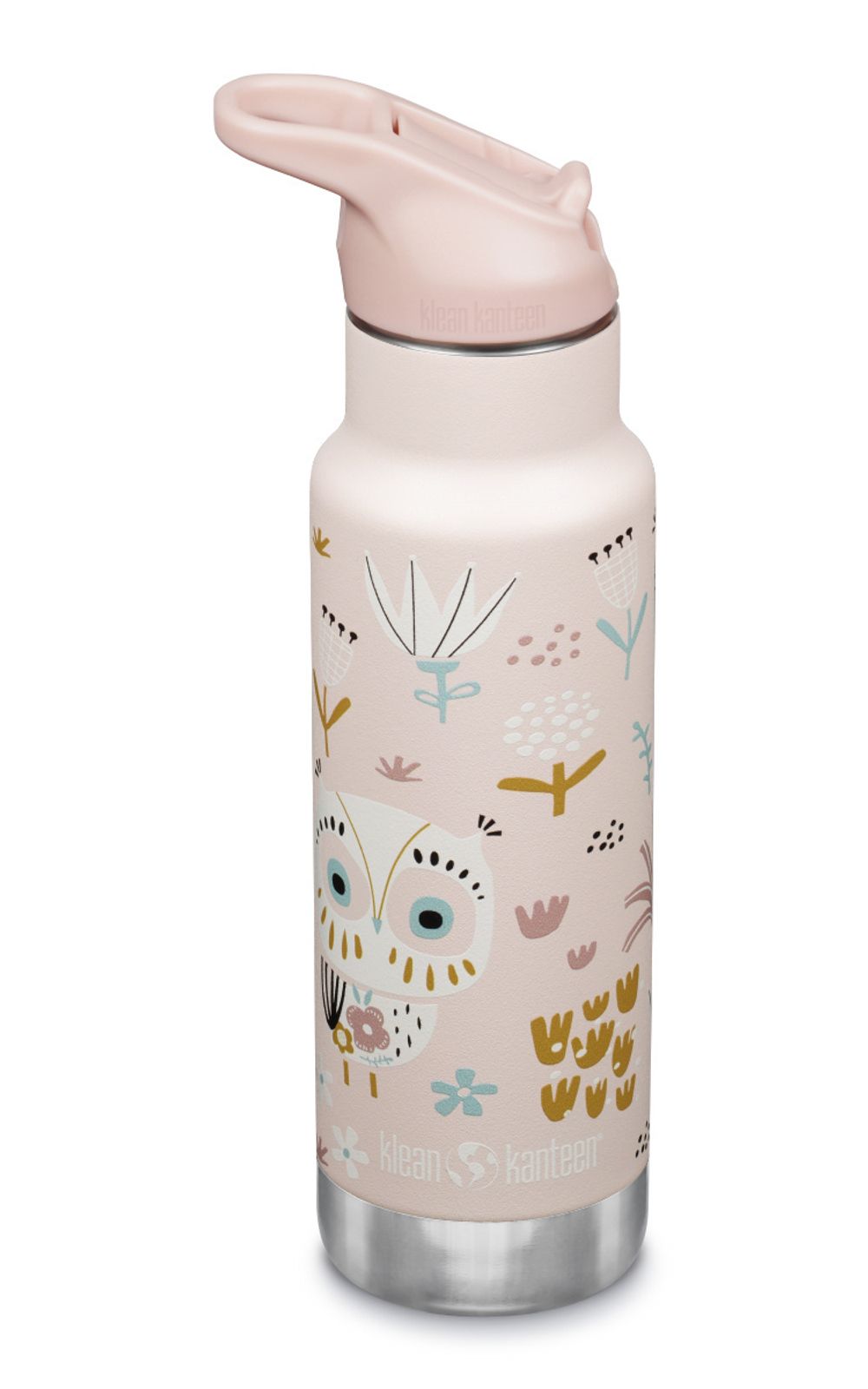 Детская термобутылка Klean Kanteen Insulated Kid Classic Flip Sport 12oz (355 мл) Owlet