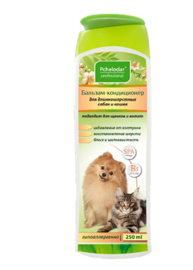 Пчелодар Бальзам-кондиционер для длинношерстных собак и кошек, 250мл.