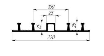 Гидрошпонка EPDM Гидроконтур ОДР-220К25