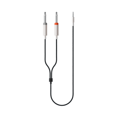 Teenage Engineering field textile audio cable, 3.5 mm - 2x 6.35 mm