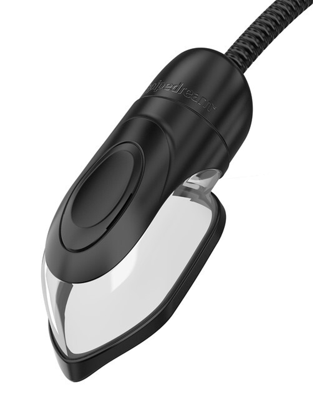 Вакуумная помпа Perfect Touch Vibrating Pussy Pump для половых губ с подушечкой для массажа клитора (Цвет: прозрачный с черным)