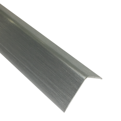 Угол "браш" 20*20мм "DО-1" 2,7м Серебро мат. анод. алюм.