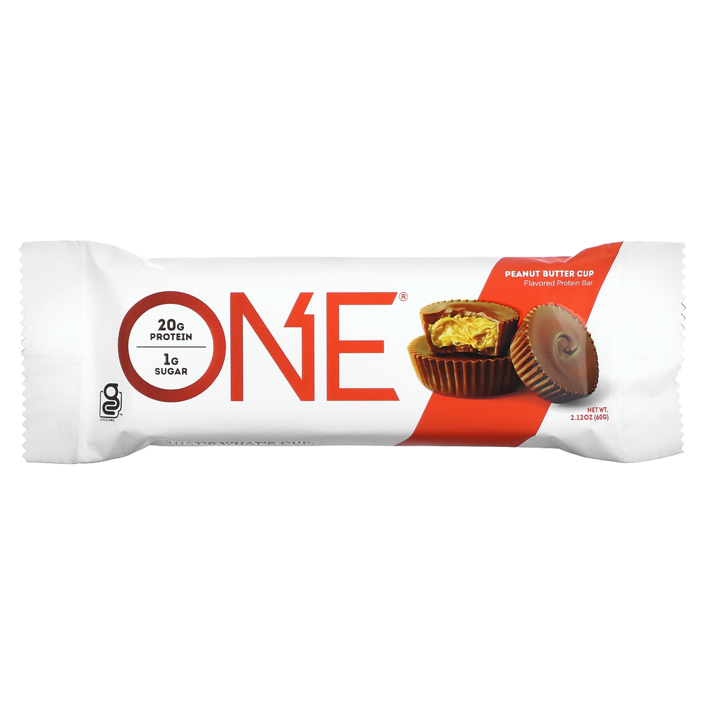 One Brands, ONE Bar, корзиночка с арахисовой пастой, 12 батончиков по 60 г (2,12 унции)