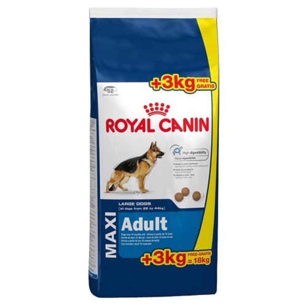 Royal Canin Макси Эдалт 15+3кг Royal Canin Макси Эдалт 15+3кг