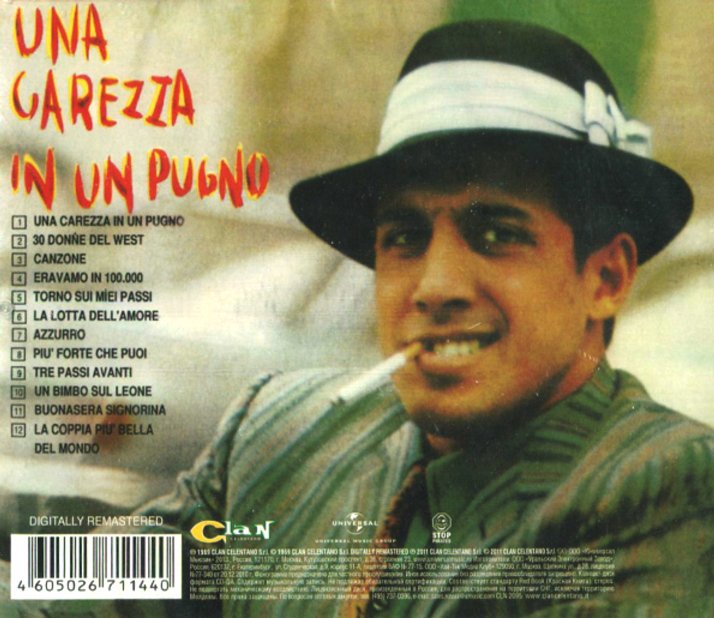 Adriano Celentano / Azzurro - Una Carezza In Un Pugno (RU)(CD)