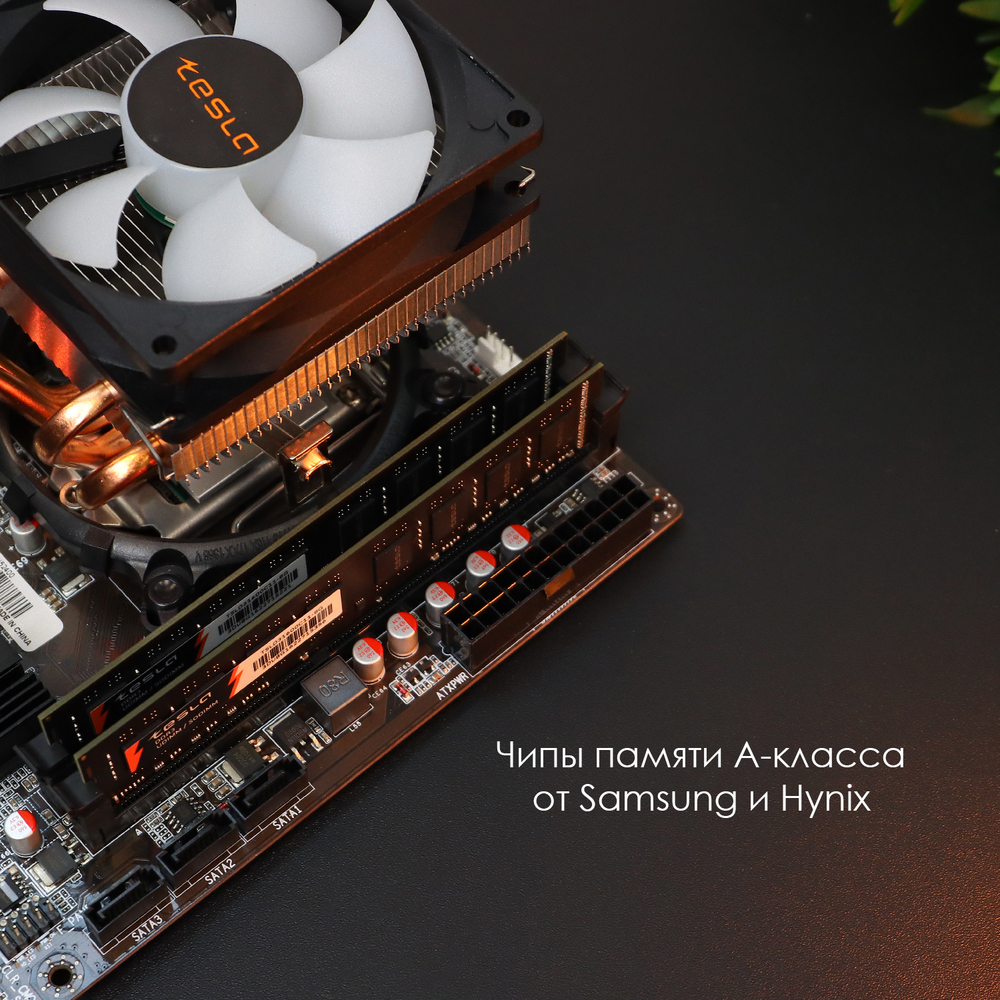 Память TESLA DDR3 DIMM 8Гб, 1600МГц, CL11, Retail, 1.35/1.5В (TSLD3-1600-C11-8G)