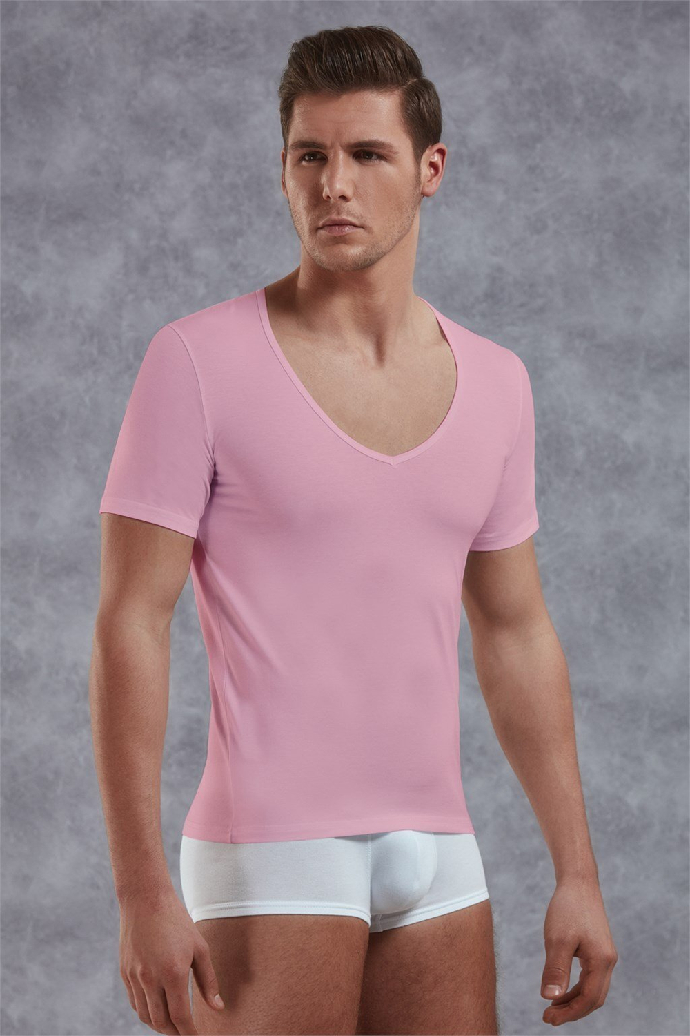 Мужская футболка с V-образным вырезом Doreanse City (Размер: XXL) (Цвет: изумрудный)