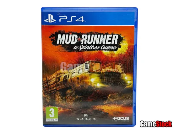 PS4 Spintires: MudRunner (Б/У, Русские субтитры, CUSA-09958)