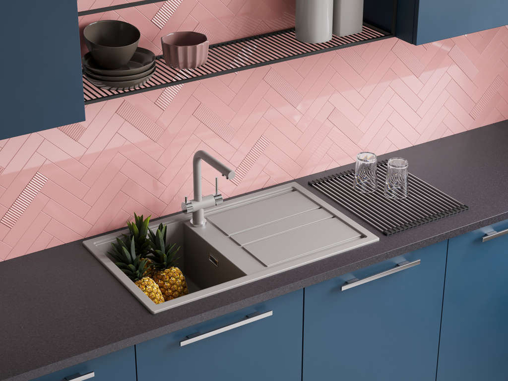 Мойка Omoikiri Kitagawa 86-GR Artceramic | Leningrad grey