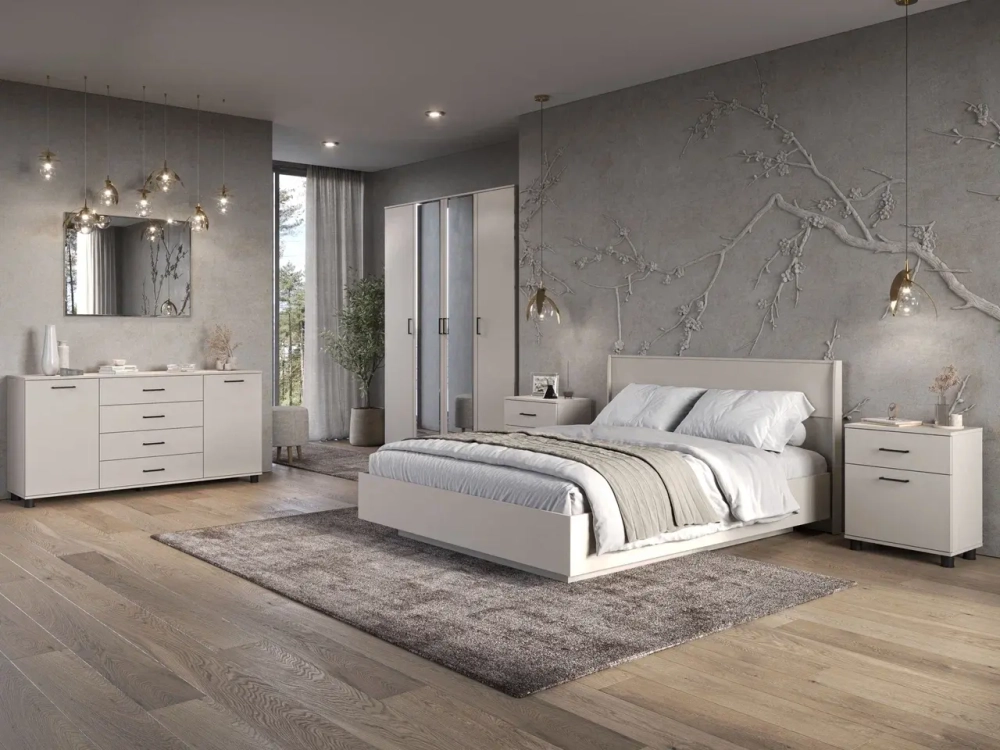 Ривьера Кровать парящая 1,6 м. Без настила Кашемир