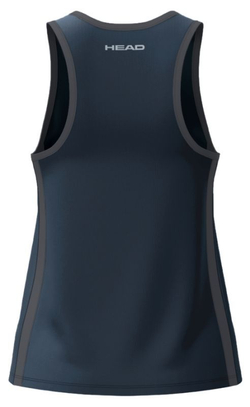 Женский топ теннисный Head Club 25 Tech Tank - небесный