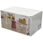 Чайный набор 12 предметов «IREM» (6стаканов 132мл+6блюдец) 96354