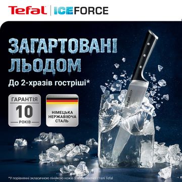 Ніж сантоку Tefal Ice Force 18 см (K2320614)