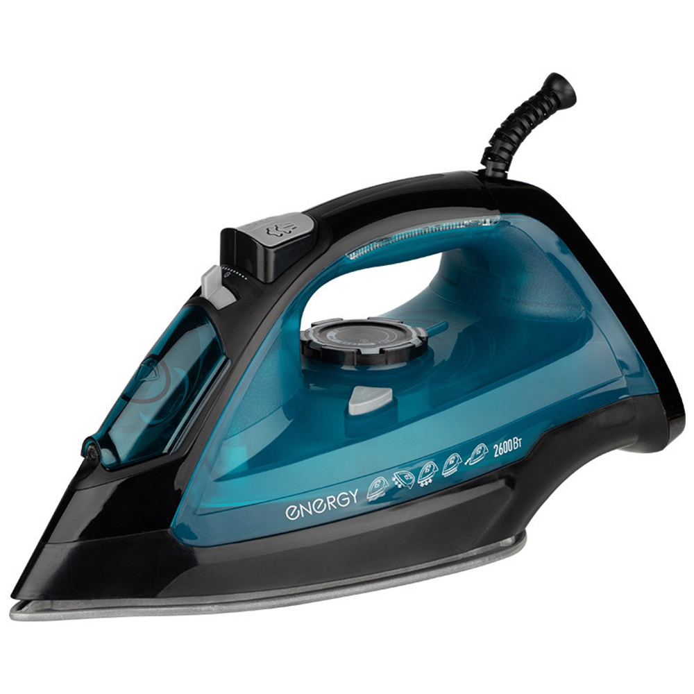 Утюг Energy EN-348 черно-бирюзовый (270083)