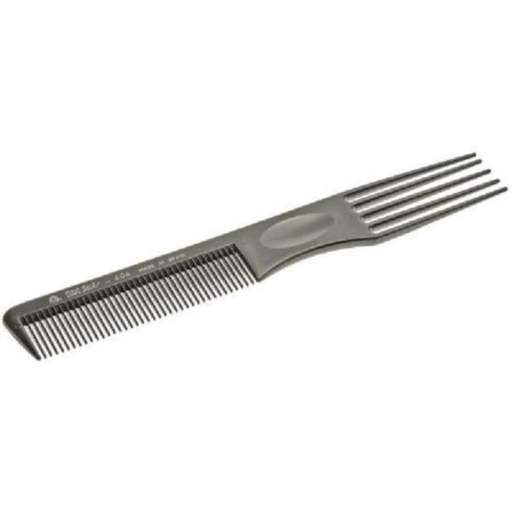 Парикмахерская расчёска Eurostil 00404, чёрная