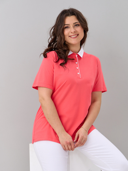 Блузка БЛк-143/пике-коралл