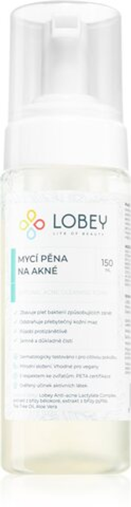 Lobey Face Cleanser - пенка для очищения кожи от прыщей /   150  ml  / GTIN 8594196323187