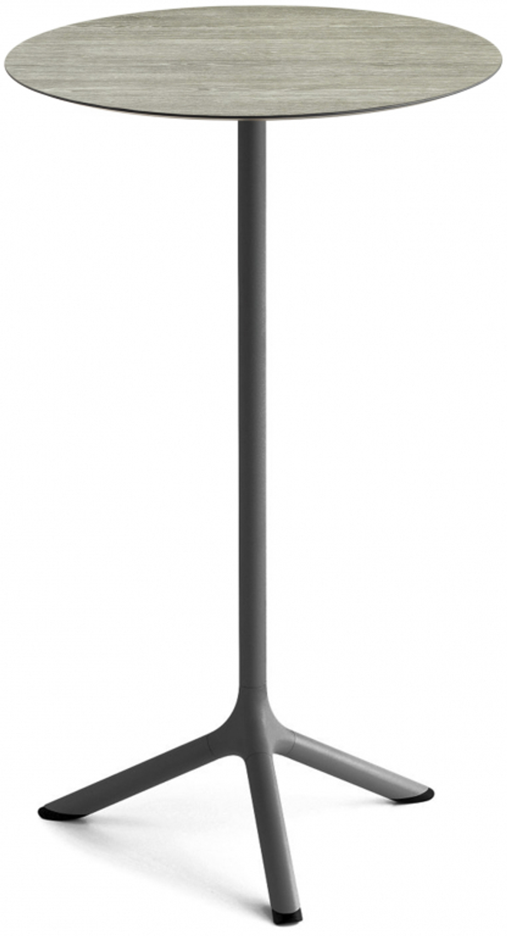 Стол ламинированный барный Scab Design Tripe, антрацит, состаренный серый дуб