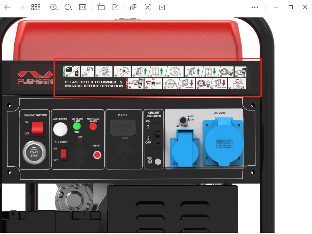 Инверторный дизельный генератор FLEXGEN CM7500i-CE