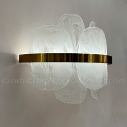 Бра Cloyd COLD W1 / выс. 28 см - латунь (арт.20419)