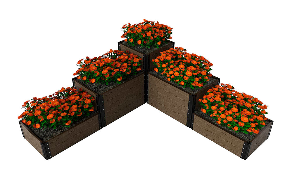 Доска грядочная Holzhof 300*30*2950мм, тиснение 3D