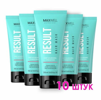 Маска восстанавливающая MAXWELL Result Mask 10 шт по 250 мл