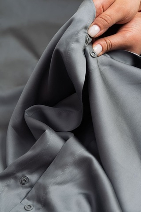 Пододеяльник 150x200 German Grass Grey Brilliant серый