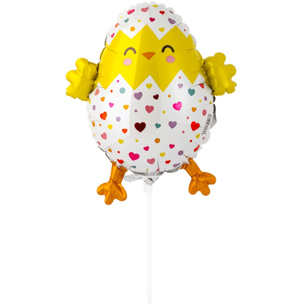 Шар Фольгированный Цыпленок в скорлупе (Желтый)