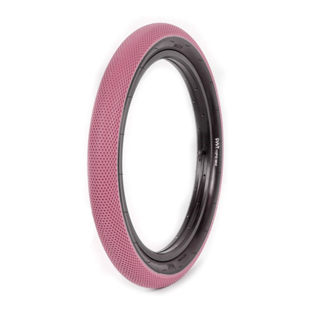 BMX Покрышка Cult x Vans Pink сталь 2,40" 110psi (розовый / черный) арт: 05-TIRE-CV-2.40-RPNK