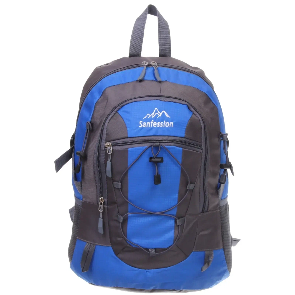 Рюкзак туристический 35л, цвет сине-серый 22002