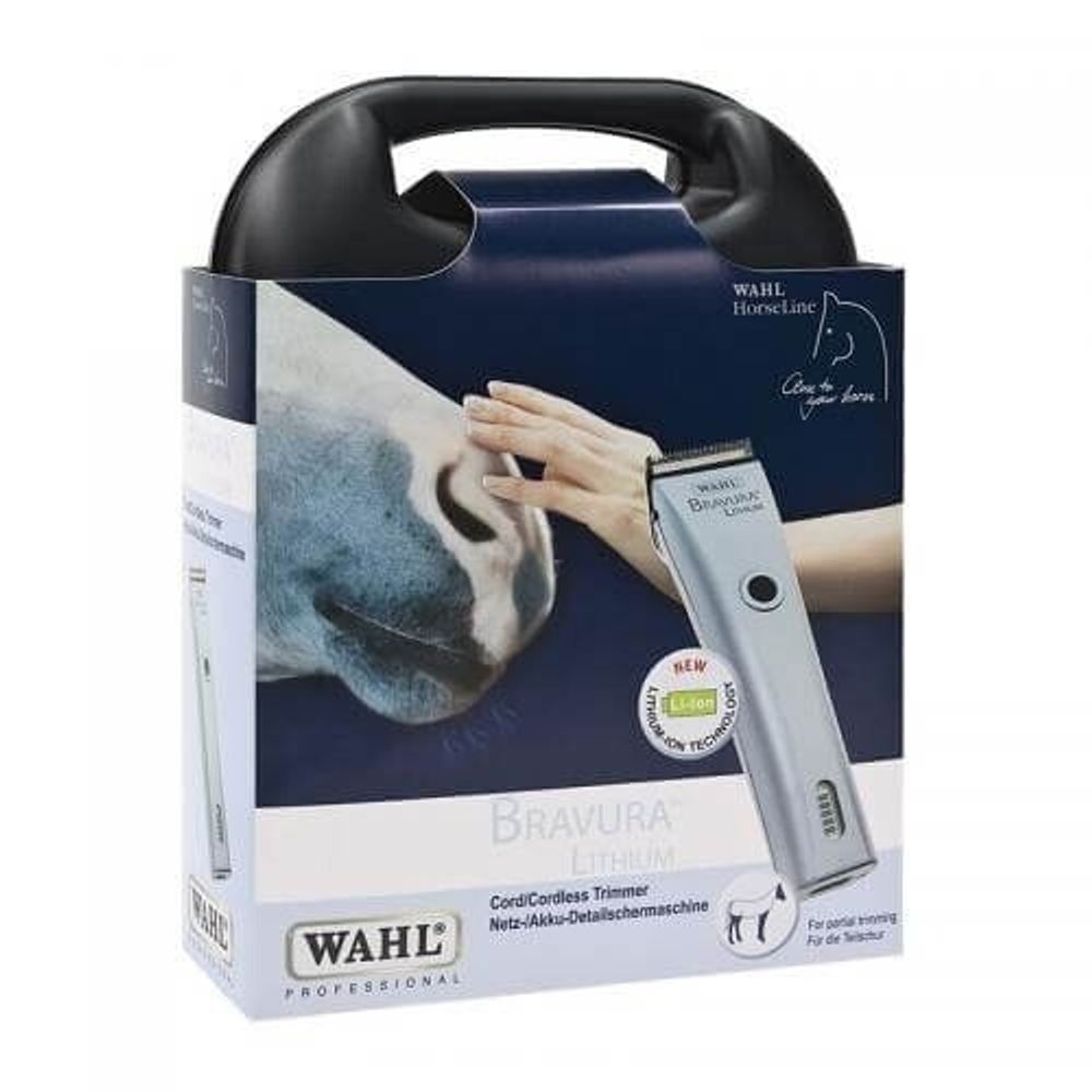 Машинка для стрижки животных Wahl Bravura Lithium в пластиковом чемодане (1870-0480) - 4
