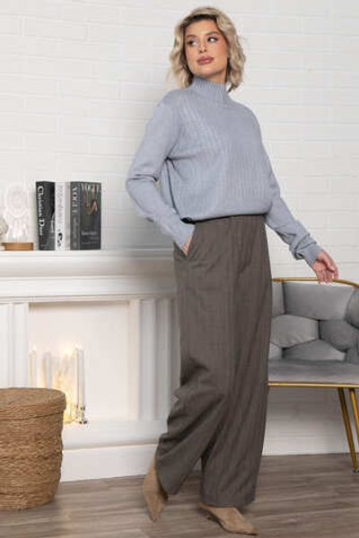 Брюки прямые Лиора (коричневые) Б15007-8М LT Collection