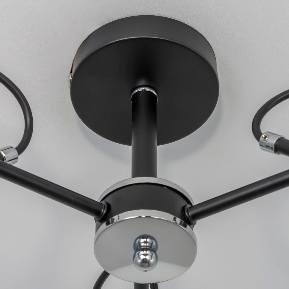 Citilux Стивен CL141231 Люстра потолочная Чёрная