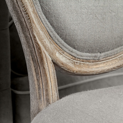 Стул Restoration Hardware Спа серый США ткань