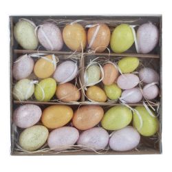 GAEM Набор из 30-ти изделий декоративных подвесных "Яйцо" (4*5,5, 3*4,5, 2,5*3,5), L27 W25 H5,5 см