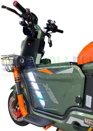 Электроскутер ROCKWILD X900 1600W (60V/40Ah) - Зеленый фото №9