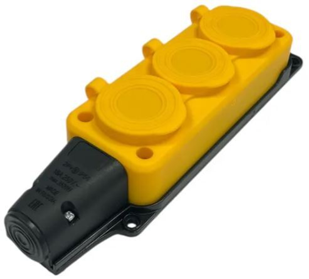 Удлинитель силовой iTOK i-CONNECT-COLOR-SUR-PVS-310-3-54-50-YELLOW