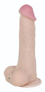 Телесный вибратор-реалистик NEOSKINUM - 21 см. (Цвет: телесный)