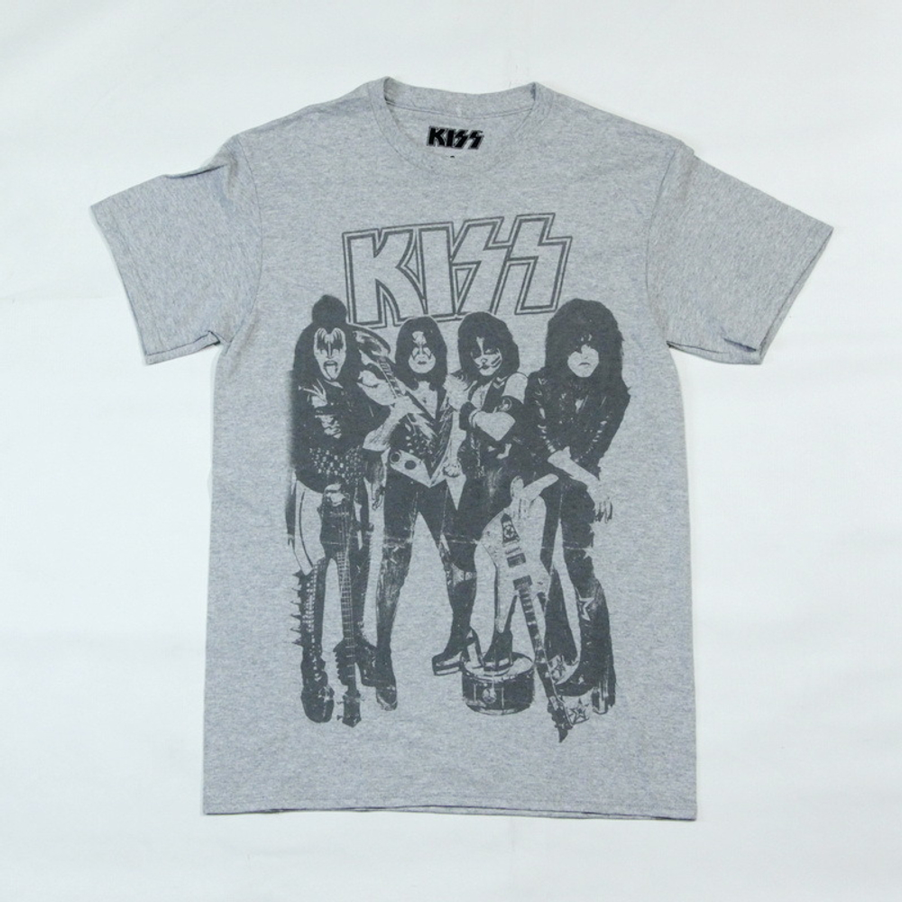 Футболка KISS серая (202)
