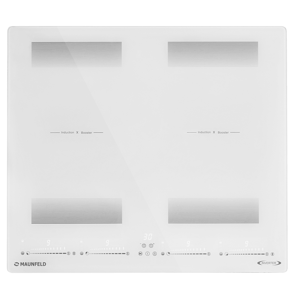 Встраиваемая индукционная варочная панель Maunfeld CVI594SF2WHD Inverter