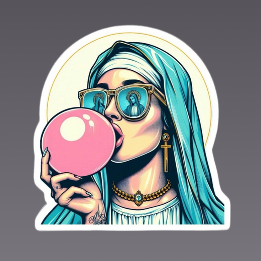 Термонаклейка "Девушка и шар" 10 на 10 см