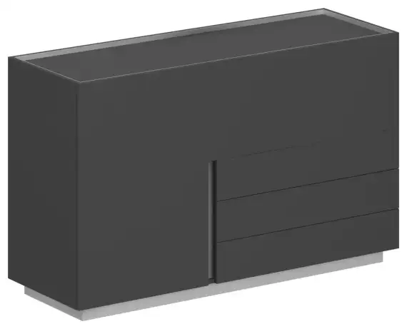 Шкаф правый Оливер (Oliver) OL-20-14.R 1600x550x975
