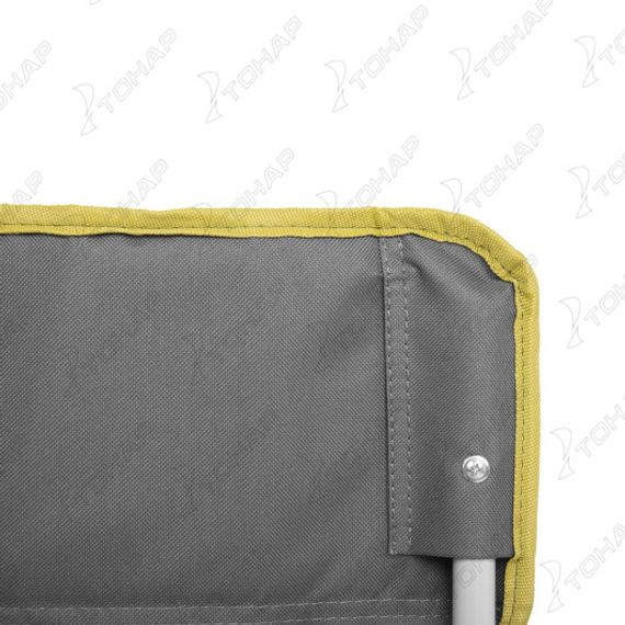 Кресло складное серый/зеленый без чехла (T-HS-96806H-GG-1) Helios (пр-во Тонар)