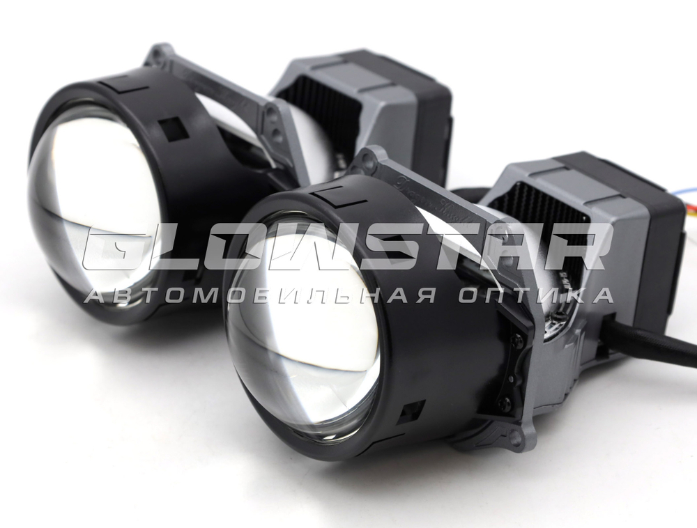 Билед модули Aozoom K7 Dragon Knight (4 поколение) 2025 3.0 дюйма, 2 чипа, 5500K, 12V, 55W/82W, крепление 3R (комплект, 2шт)